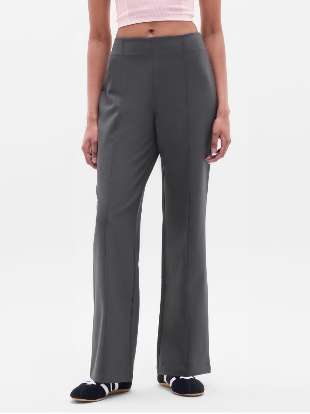NWT. Athleta All Ways Bootcut Pant.  Shadow Grey. Size 8
